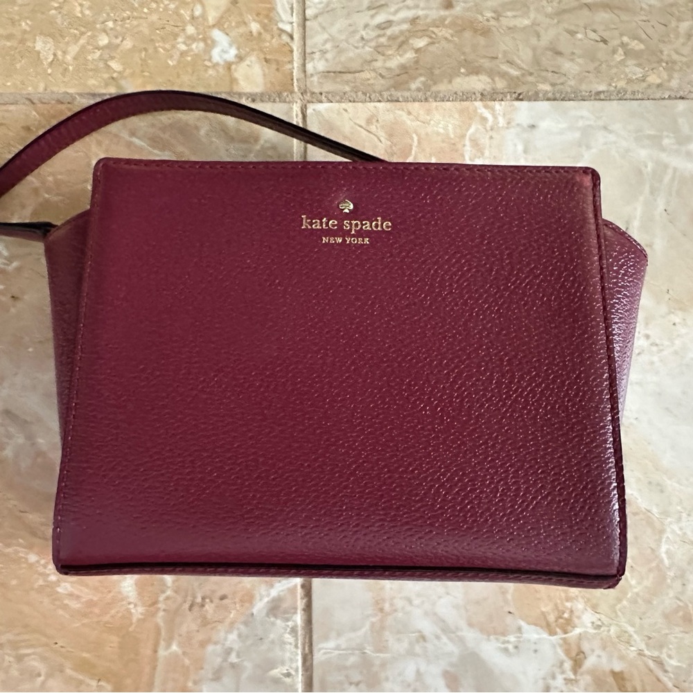 Kate Spade Crossbody Purse Burgundy